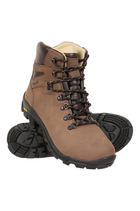 'Odyssey Extreme' Waterproof Vibram® Grivola Outsole Leather Boots - Mountain Warehouse