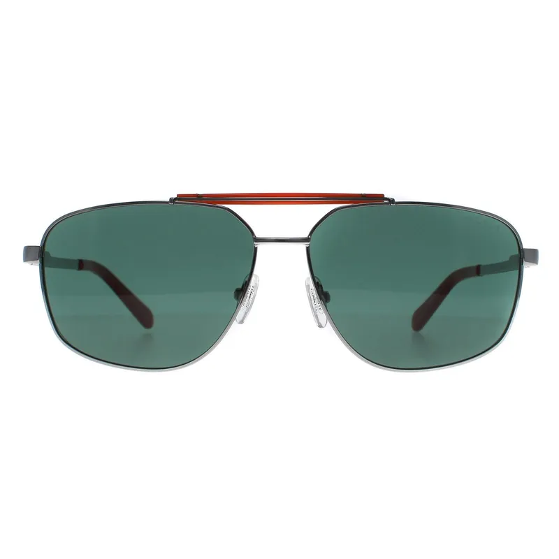 Aviator Shiny Gunmetal Green GU00054 - Guess