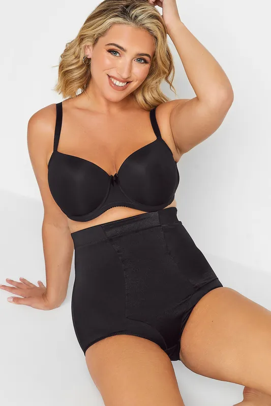 Satin High Waist Control Brief - Yours