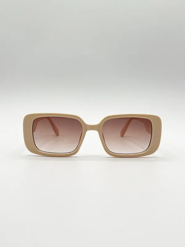 Oversized Rectangle Sunglasses - SVNX