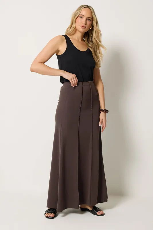 Tall Flare Seam Maxi Skirt - Long Tall Sally