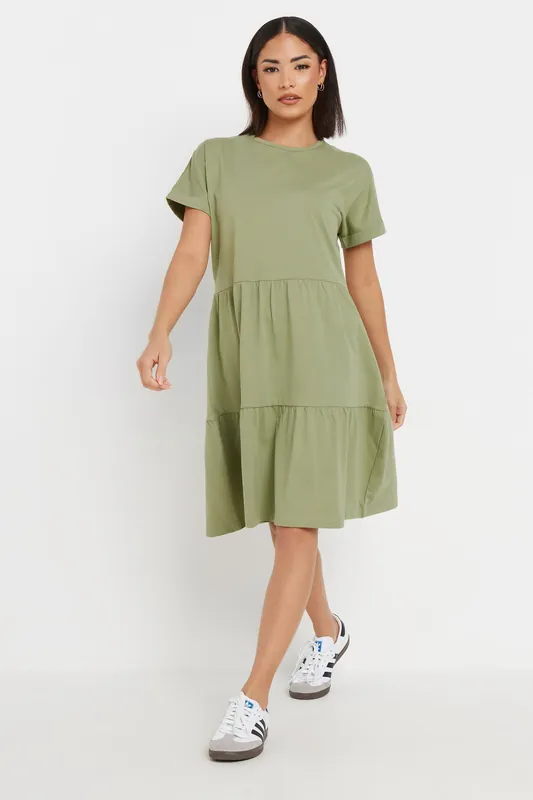 Petite Tiered Smock Dress - PixieGirl