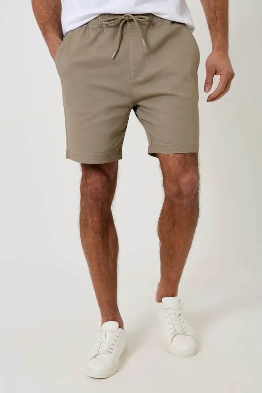 Shorter Length Stretch Chino Shorts - Threadbare