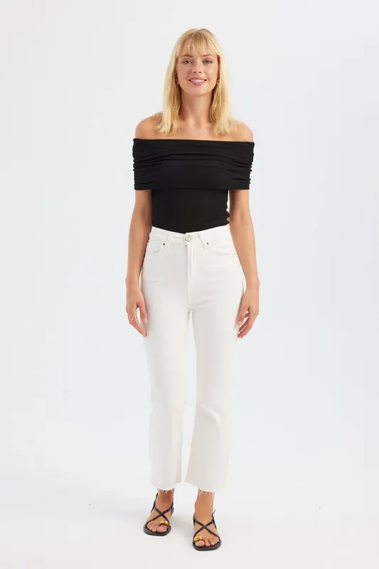 Solid Off Shoulder Top - Hiccup