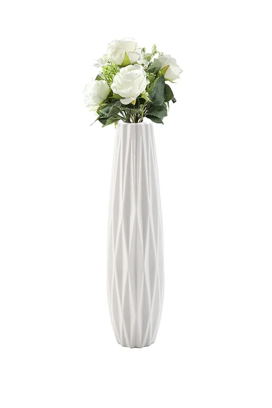 45cm H European Ceramic Sim Vase - Living and Home