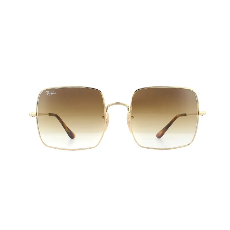 Square Gold Light Brown Gradient Square RB1971 Sunglasses - Ray-Ban