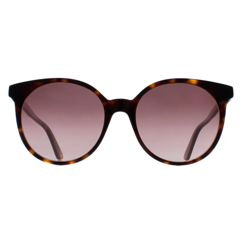 Round Dark Havana Brown Gradient GG0488S - Gucci