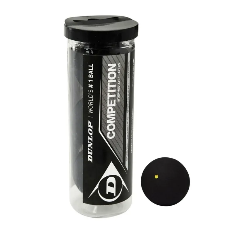 Competition Squash Balls (Pack of 3) - Dunlop