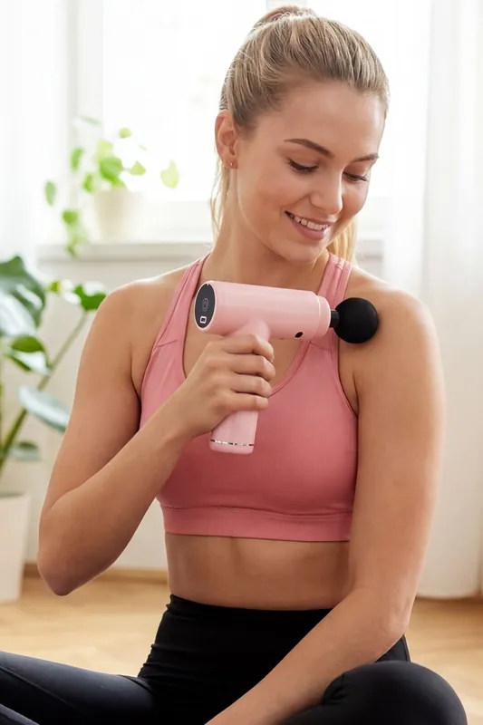 Portable Massage Gun with 6 Adjustable Speeds & 6 Attachments - SHEONLY