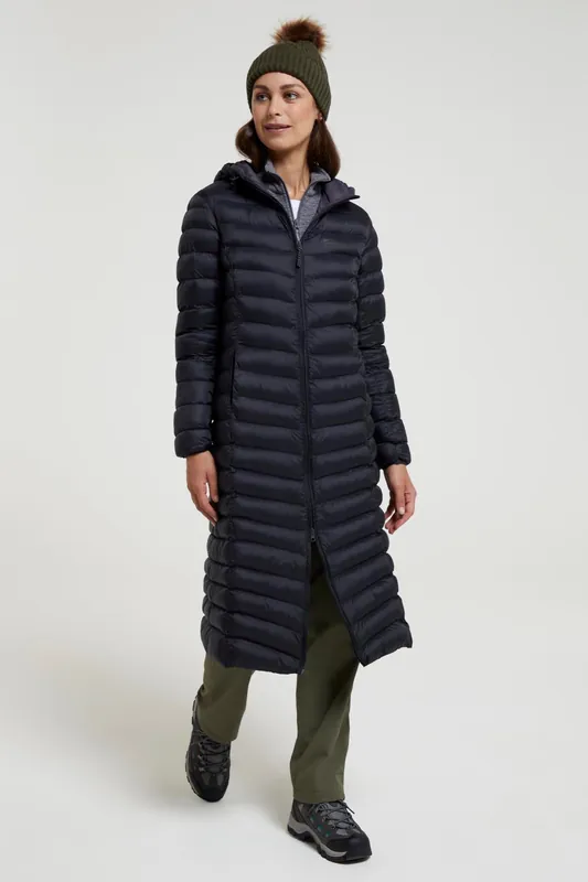 'Florence' Extra Long Padded Water Resistant Winter Jacket - Mountain Warehouse