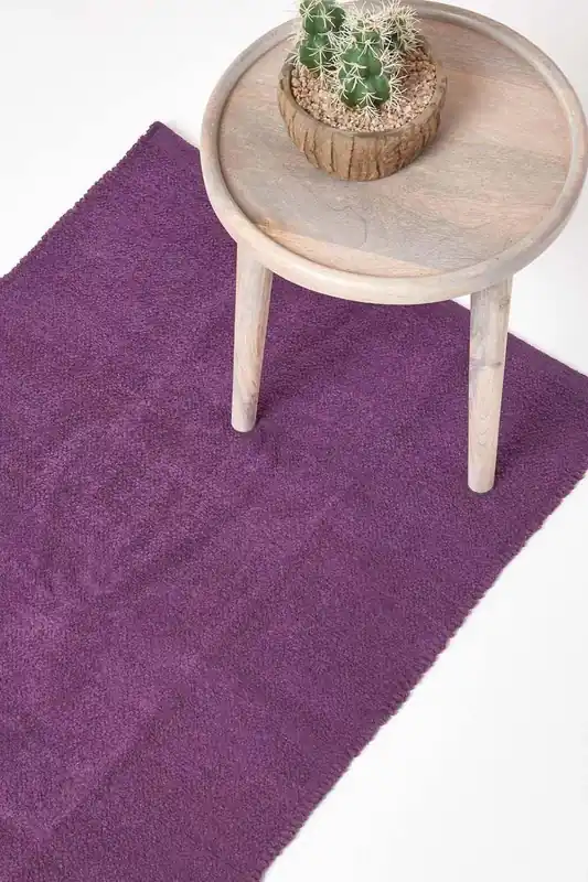 100% Cotton Plain Chenille Hall Runner, 66 x 200 cm - Homescapes