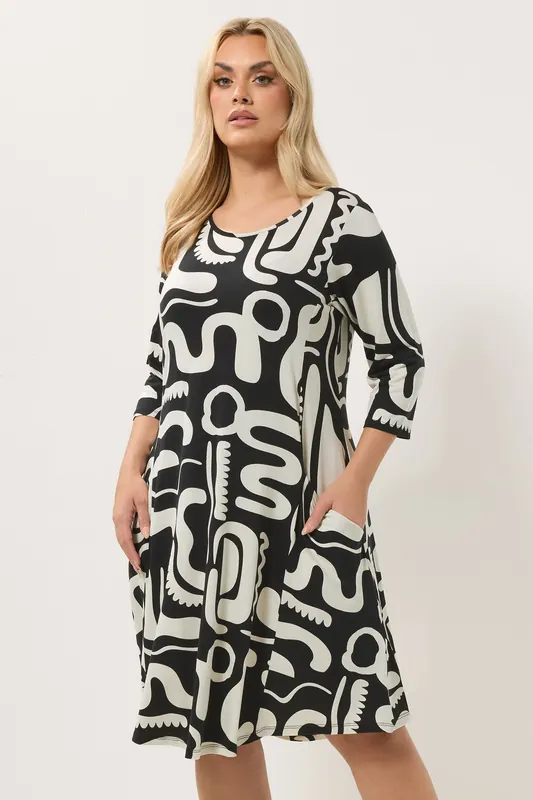 Abstract Geometric Tunic Dress - Yours