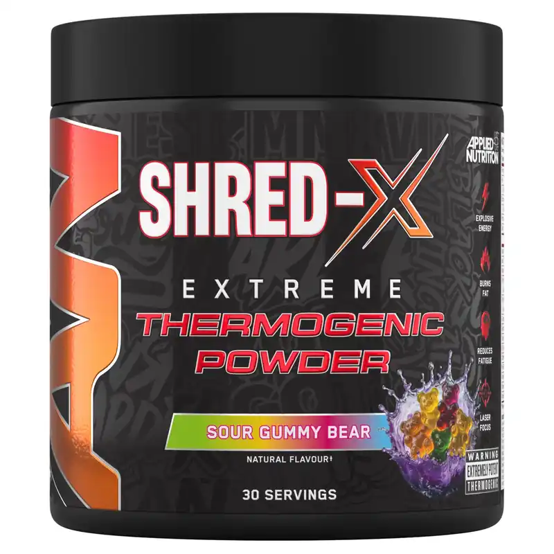 Shred-X Extreme Thermogenic Powder - Sour Gummy Bear - 30 Servings