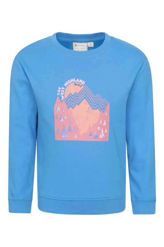 West Highland Way' Lightweight Soft Casual Breathable Sweatshirt - Mountain Warehouse