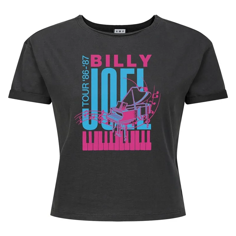 Piano Billy Joel Crop Top - Amplified