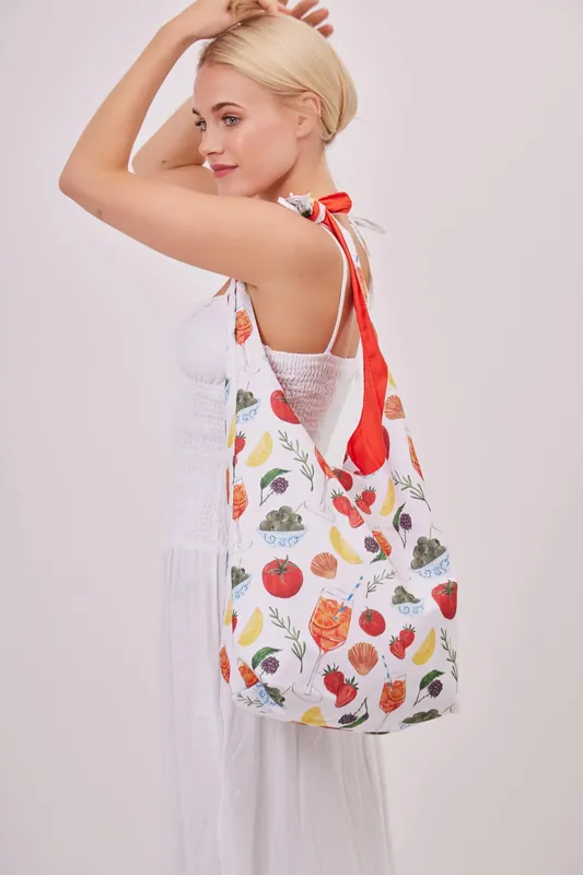 Tomato Girl Knotted Tote Bag - My Accessories London