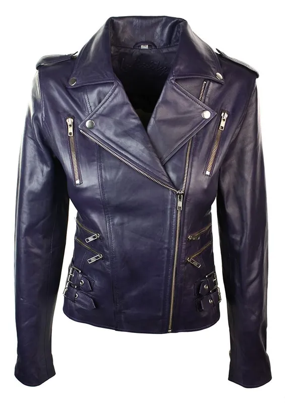 Soft Leather Racing Biker Short Jacket - TruClothing