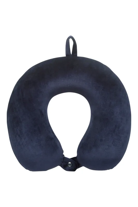 Lightweight Soft Compact Cosy 35x29cm Memory Foam Travel Pillow - Mountain Warehouse
