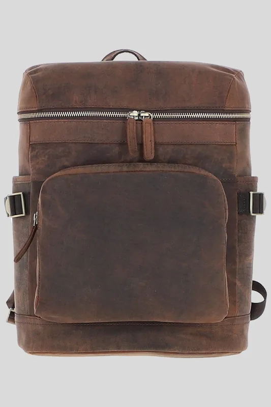 Classic Leather Laptop Rucksack - Ashwood Leather