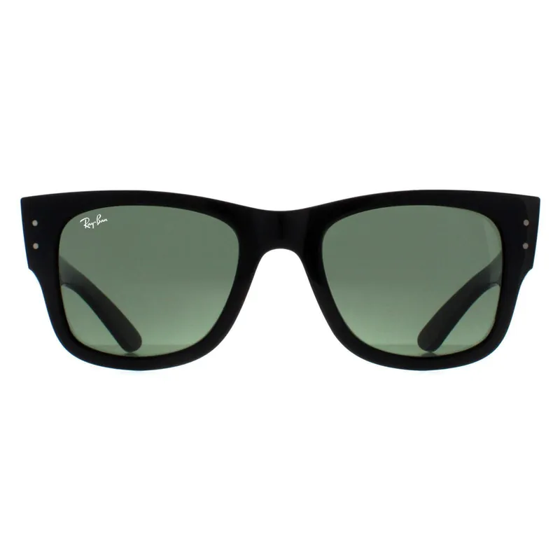 Square Polished Black Green RB0840S Mega Wayfarer - Ray-Ban