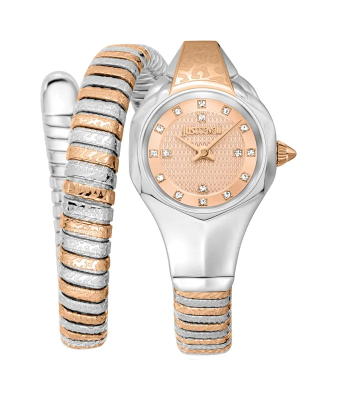 Amalfi Quartz Rose Gold Dial Watch - Just Cavalli