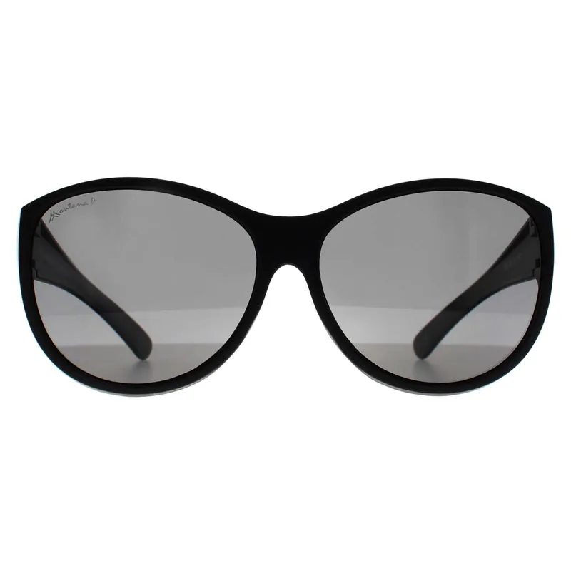 Butterfly Matte Black Smoke Polarized FO8 Fit Over Glasses Sunglasses - montana