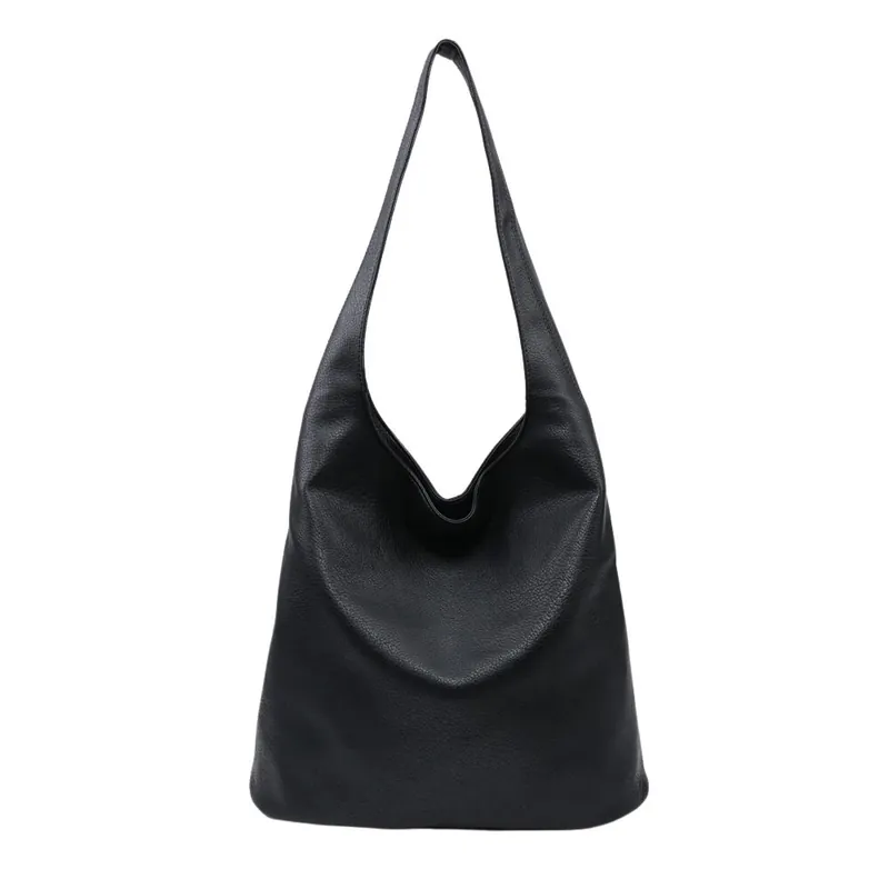 Large Soft Slouch Hobo Tote Handbag - Kitise