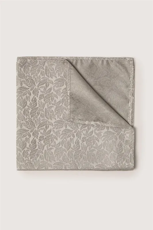 Leaf Jacquard Pocket Square - Antique Rogue