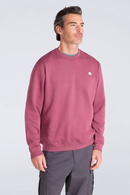 Mountain Scene' Soft Casual Top Warm Comfortable Graphic Sweatshirt - Mountain Warehouse