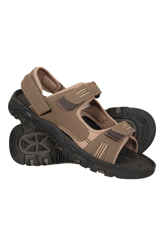 Z4' Lightweight Deep Lugs Neoprene Lined Suede Upper Sandals - Mountain Warehouse