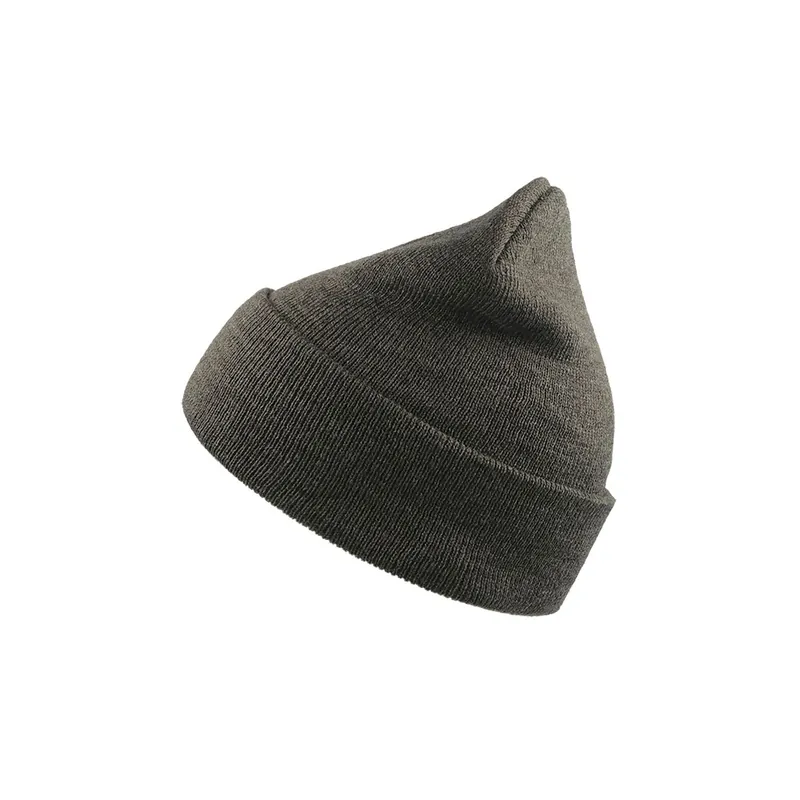 Wind Double Skin Beanie With Turn Up - Atlantis