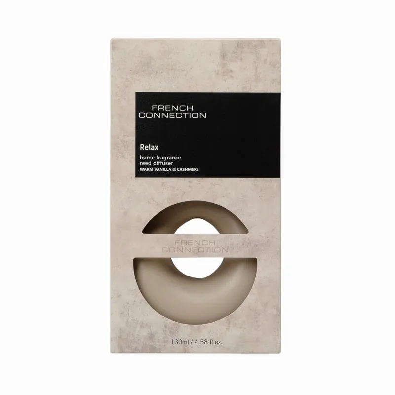 Warm Vanilla & Cashmere Reed Diffuser 130ML Stone Range - French Connection