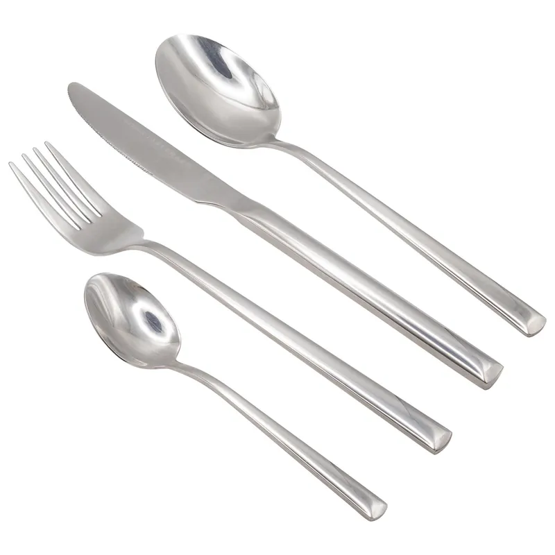24pc Tondo Stainless Steel Cutlery Set - Dining Utensils Flatware Set