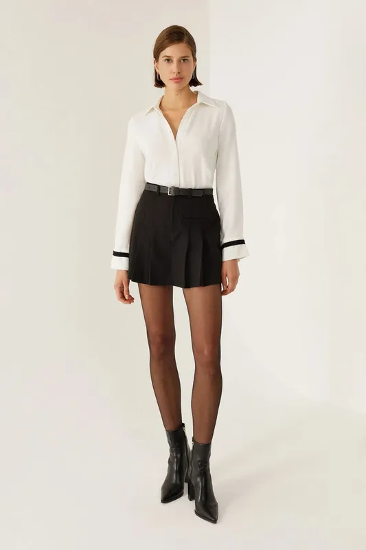 Belted Mini Skirt - Hiccup