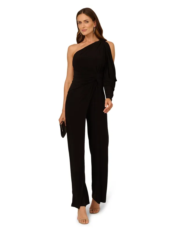 Cold Shoulder Jumpsuit - Adrianna Papell