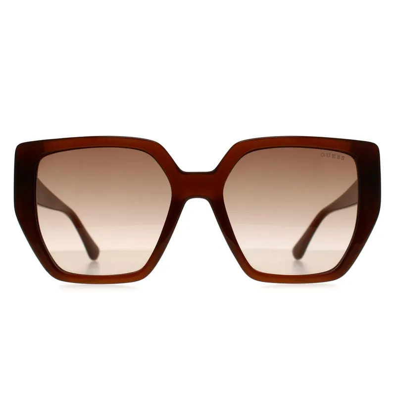 Cat Eye Shiny Light Brown Brown Gradient GF6178 - Guess