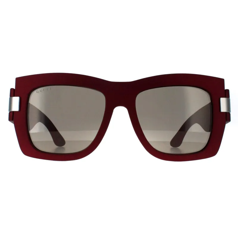 Square Red with Silver Grey with Light Silver Mirror GG1688S - Gucci