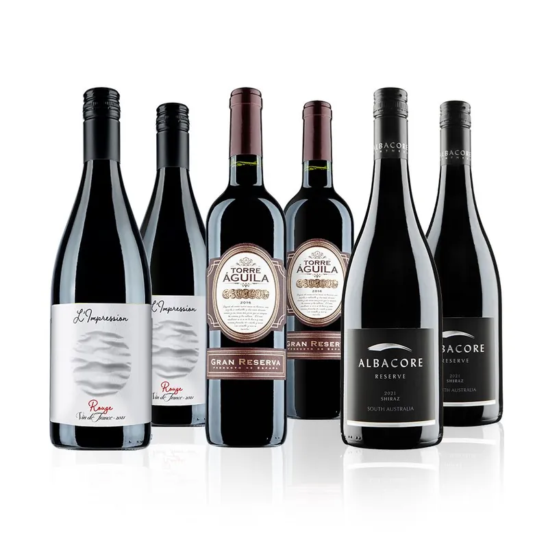 Customer Favourites Red Wine Case 6 Bottles (75cl) - Virgin Wines