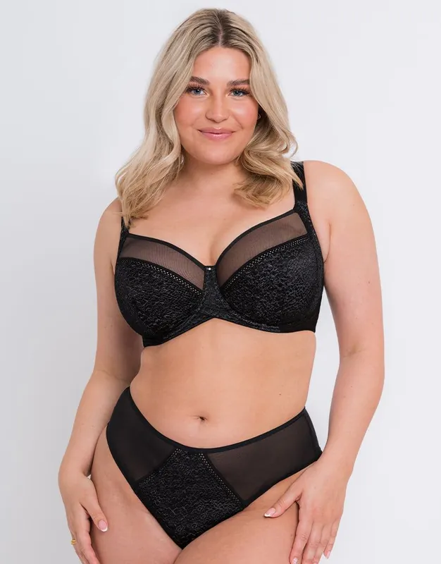 Amaze Side Support Balcony Bra Underwired Lingerie - Curvy Kate
