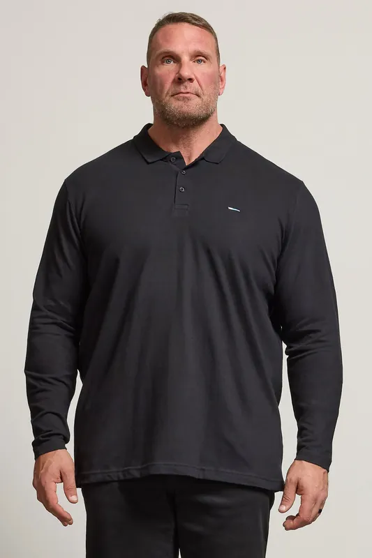 Long Sleeve Polo Shirt - BadRhino