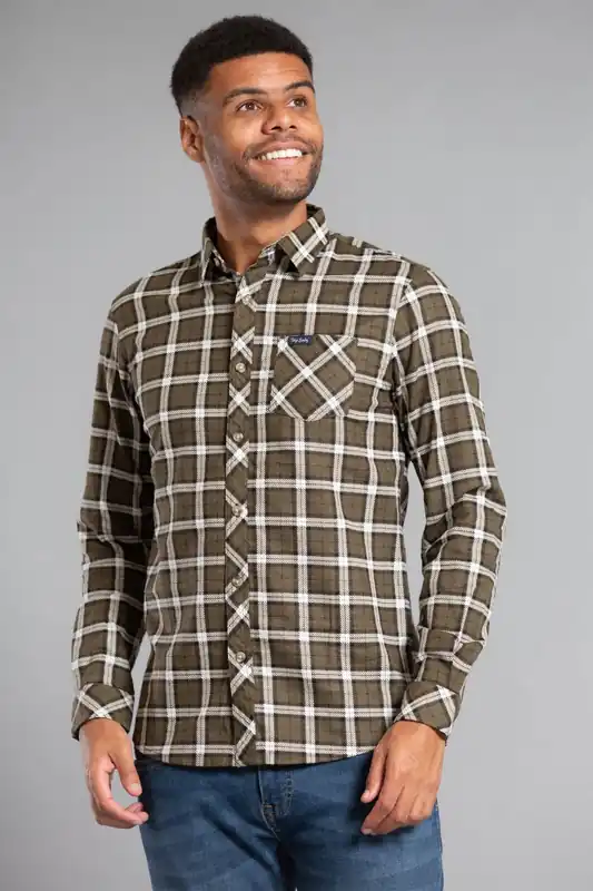 Cotton Long Sleeve Flannel Shirt - Tokyo Laundry
