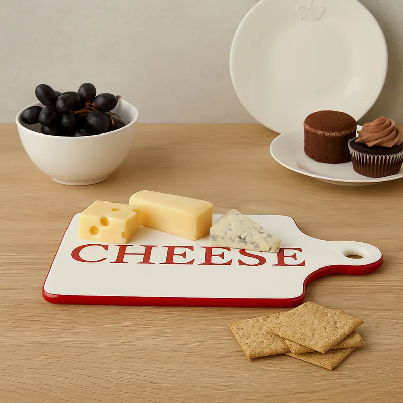 Stylish Paddle Cheese Board, Durable Design Cheese Board For Efiicient Cooking, Convenient Stoneware Board - Orsina