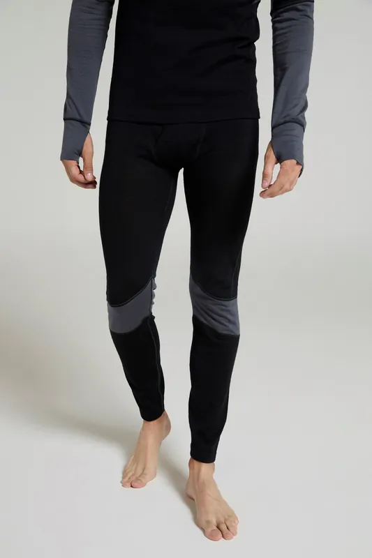 Ultra' Moisture Wicking Quick Dry Soft Merino Wool Base Layer Pants - Mountain Warehouse