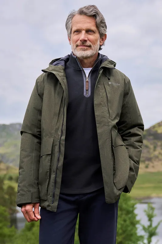Tempest' Waterproof Breathable Taped Seams Hooded Warm Padded Jacket - Mountain Warehouse