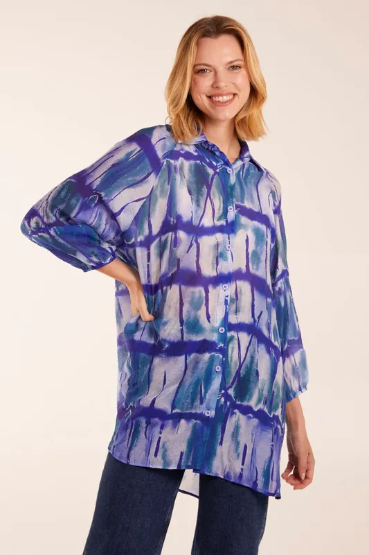 Tie Dye Shirt - Blue Vanilla