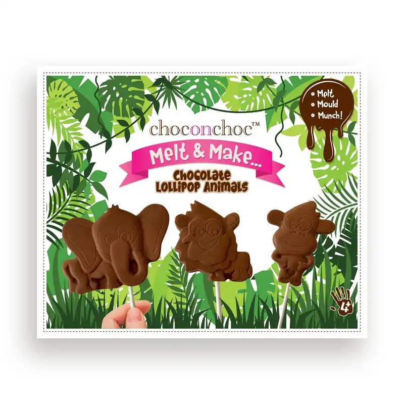 Melt And Make Your Own Chocolate Lollipops - CHOC ON CHOC