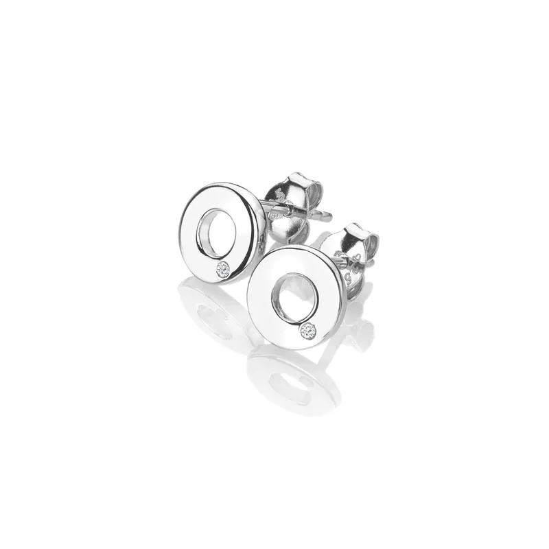 Amulets Circle Earrings - Hot Diamonds