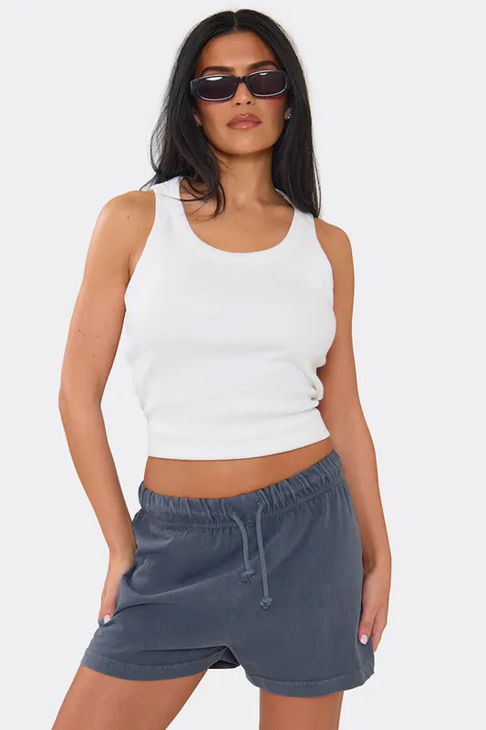 Mid Rise Sweat Shorts - EGO