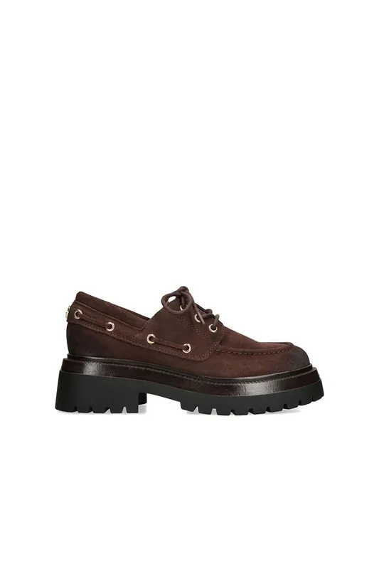 Detroit Brown Suede' Suede Flats - STEVE MADDEN
