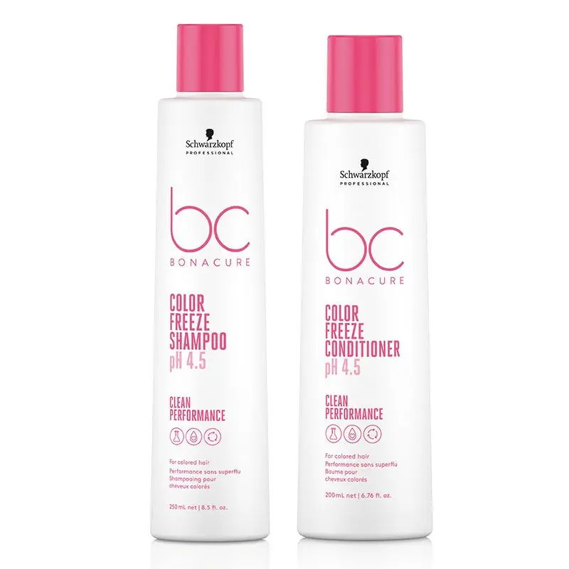 BC Clean DUO Color Freeze Silver Shampoo 250ml and Conditioner 200ml - Schwarzkopf